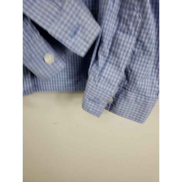 Susan Bristol Womens XL Blue Button Up Shirt Vintage Cotton blend - Picture 6 of 9